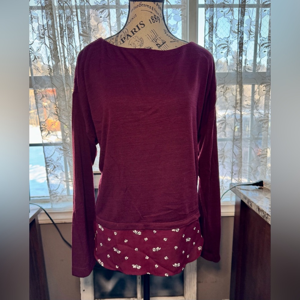 Alfred Sung 2-Fer Light Knit Sweater.